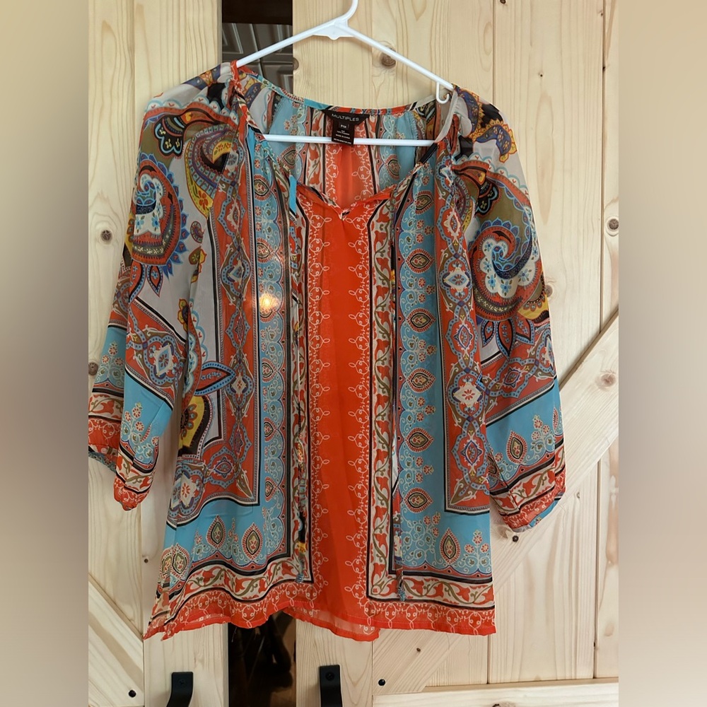 Multiples Blouse Sheer PM